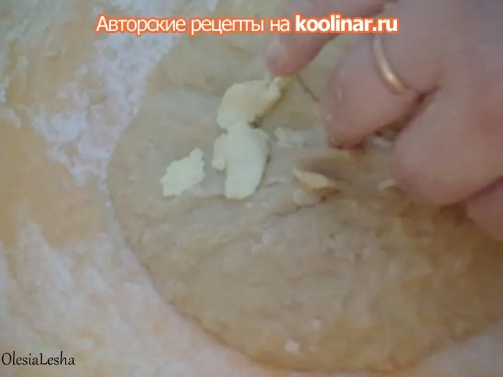 Русская кулебяка на французский лад из теста "бриошь"...дуэльная))): шаг 6