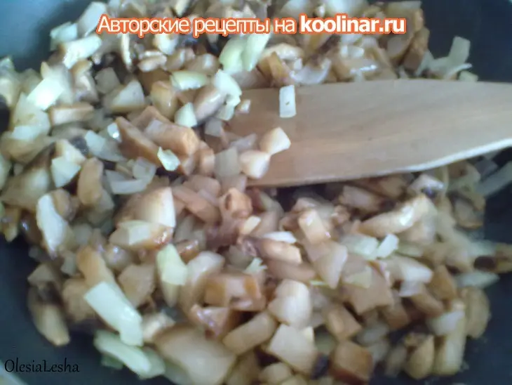 Русская кулебяка на французский лад из теста "бриошь"...дуэльная))): шаг 16