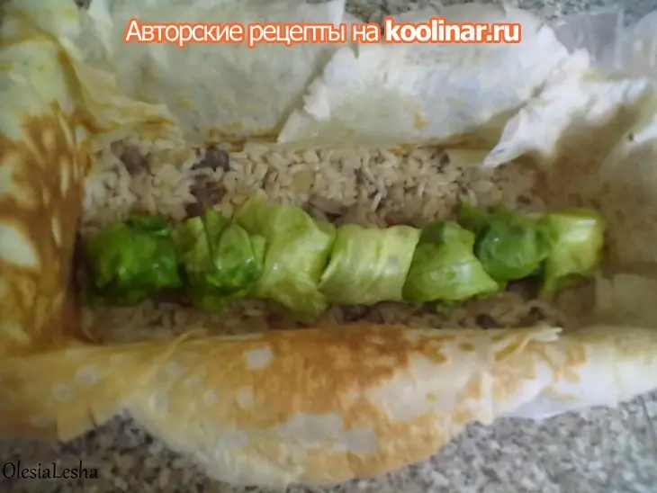 Русская кулебяка на французский лад из теста "бриошь"...дуэльная))): шаг 23