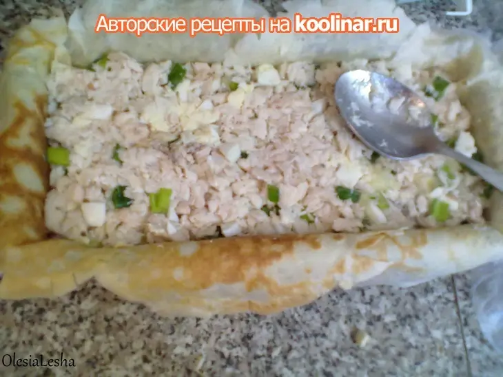 Русская кулебяка на французский лад из теста "бриошь"...дуэльная))): шаг 25