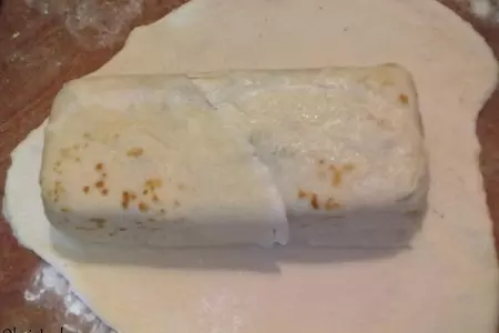 Русская кулебяка на французский лад из теста "бриошь"...дуэльная))): шаг 28