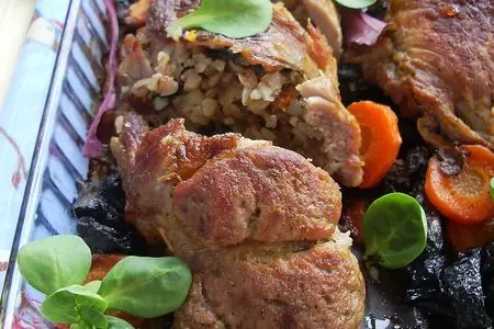 Мясные кармашки с гречкой. для него и для нее.: шаг 29