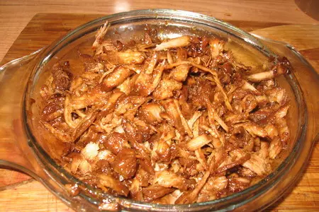 Слоёный салат с мясом: шаг 9