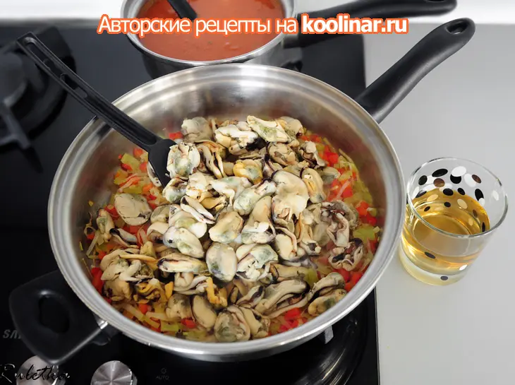 Лазанья из листов домашнего приготовления  "морская феерия".: шаг 15