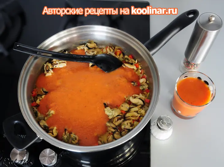 Лазанья из листов домашнего приготовления  "морская феерия".: шаг 16