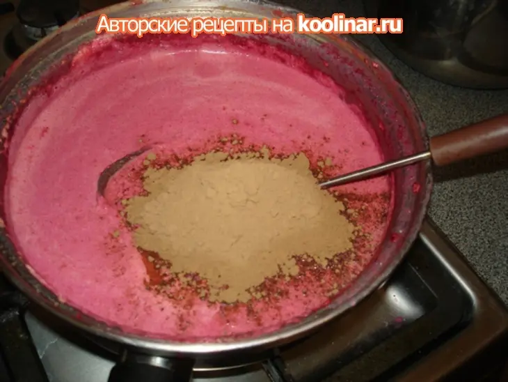 Gelato-самое вкусное итальянское мороженое! ассорти из фисташкового и свекольного мороженого.: шаг 15