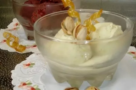 Gelato-самое вкусное итальянское мороженое! ассорти из фисташкового и свекольного мороженого.: шаг 20