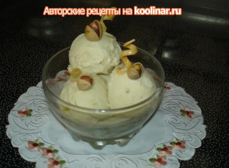 Gelato-самое вкусное итальянское мороженое! ассорти из фисташкового и свекольного мороженого.: шаг 21