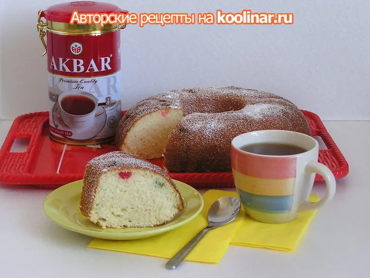Кекс манный на кефире.: шаг 1