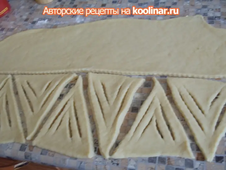 Печенье  с яблоками, корицей и орехами "чарох": шаг 3