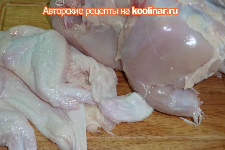 Курица фаршированная (альтернатива мясной нарезке на праздничный стол): шаг 4
