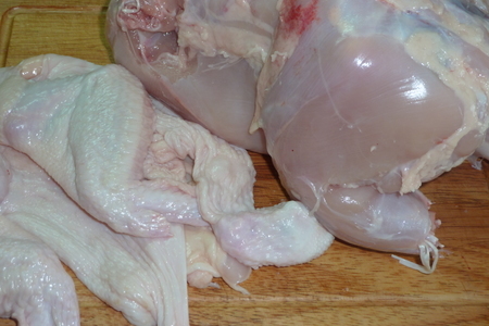 Курица фаршированная (альтернатива мясной нарезке на праздничный стол): шаг 4