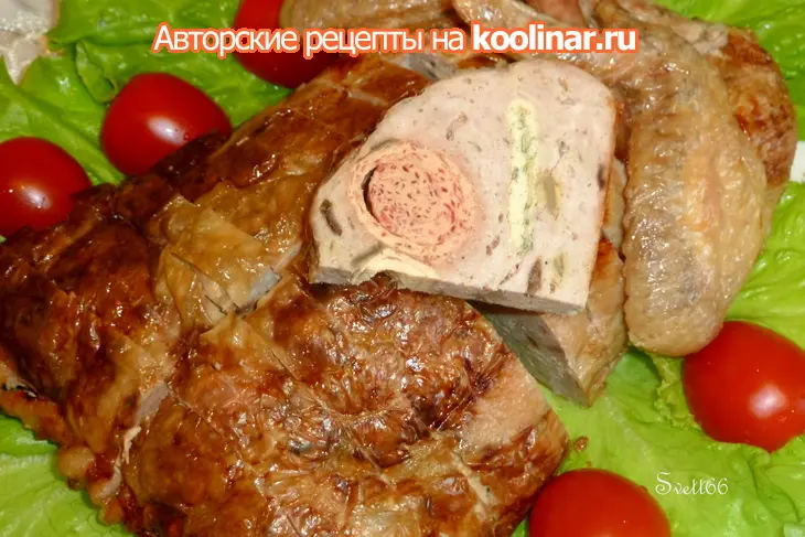 Курица фаршированная (альтернатива мясной нарезке на праздничный стол): шаг 16