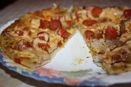 Пицца с бужениной и соусом песто: шаг 9