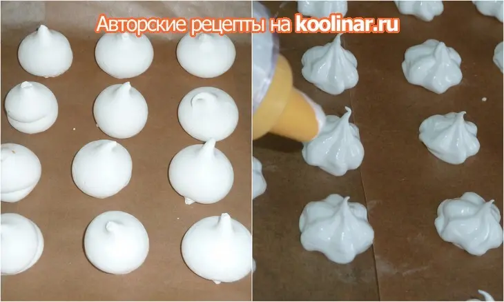 Торт - мороженое с меренгами и орехами  " клубничный унисон": шаг 4