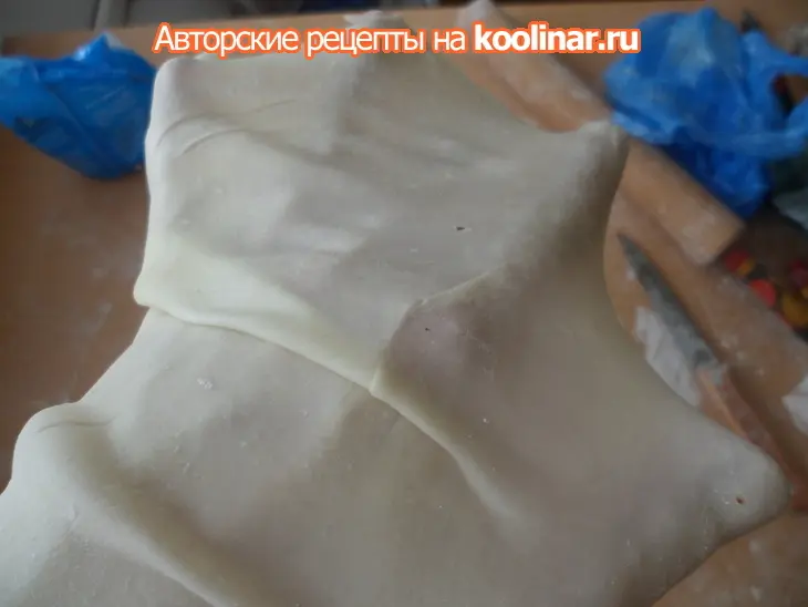Слойки с творогом (+мк по приготовлению теста фило): шаг 9