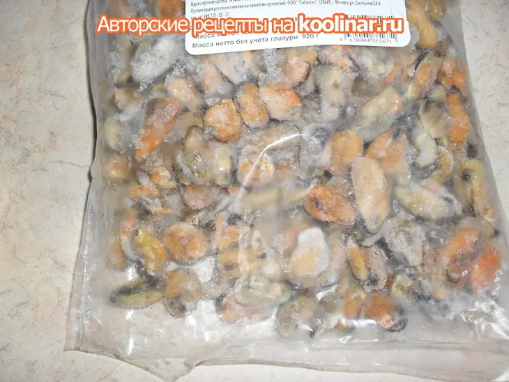 Паста  с томатным соусом и мидиями: шаг 2