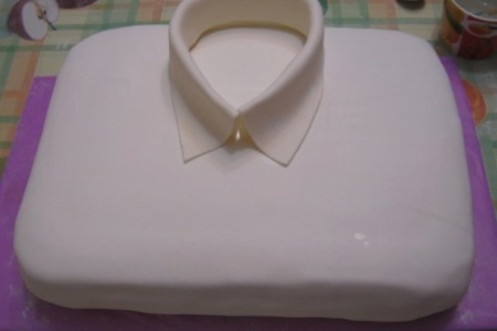 Торт "рубашка" (мк украшения): шаг 11