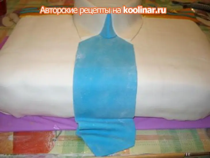 Торт "рубашка" (мк украшения): шаг 15