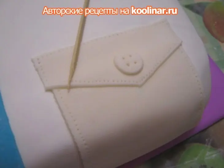 Торт "рубашка" (мк украшения): шаг 20