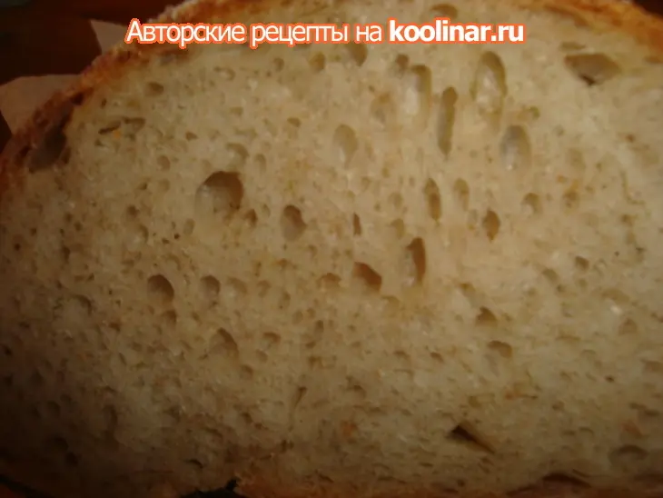 Луково-картофельный хлеб на спелом тесте: шаг 3