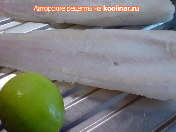 Белая рыба в апельсиновом соусе: шаг 1