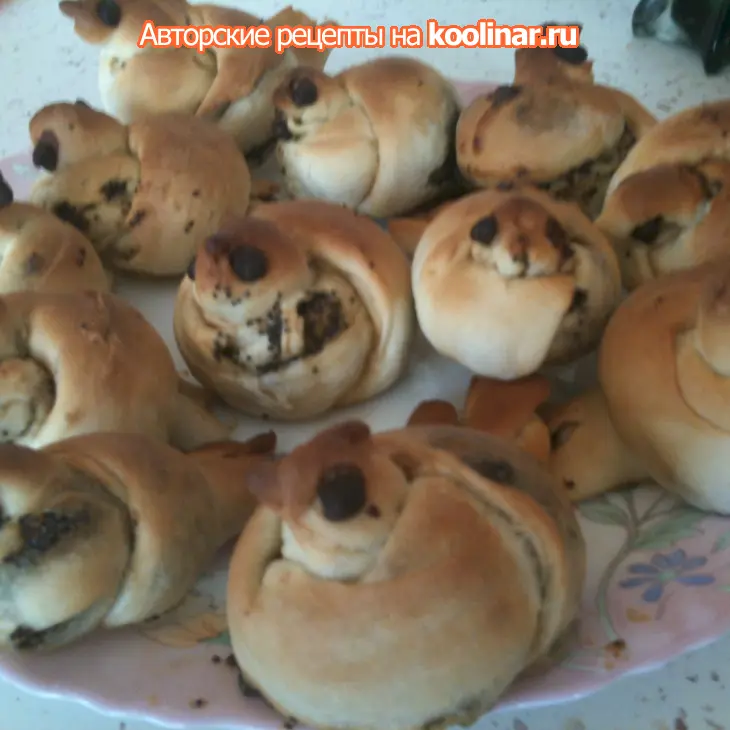 Жаворонки с подарком: шаг 2