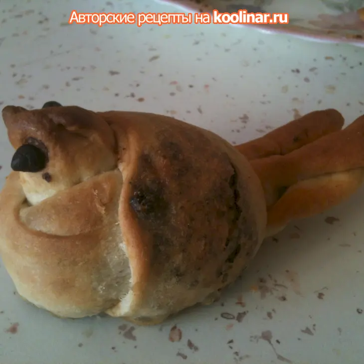 Жаворонки с подарком: шаг 3