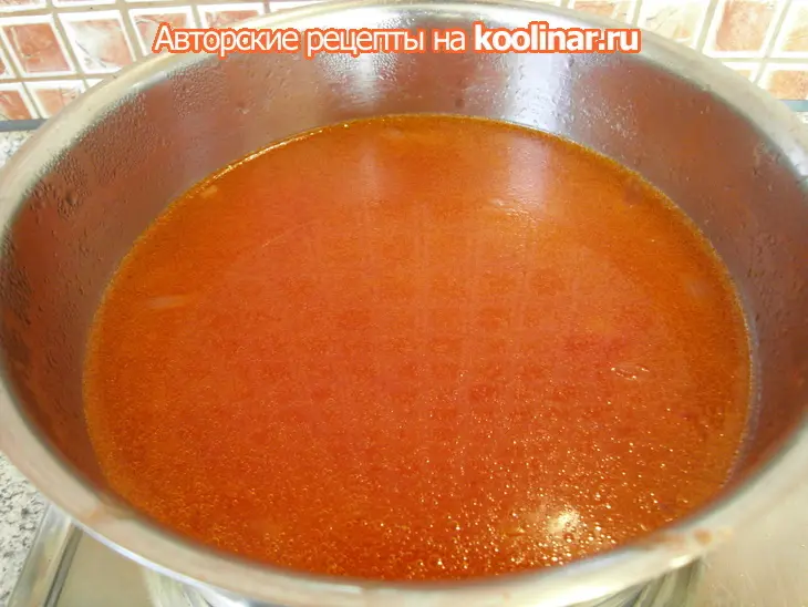 Горячий свекольный суп: шаг 2