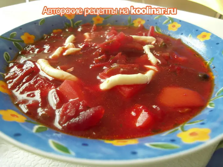 Горячий свекольный суп: шаг 6