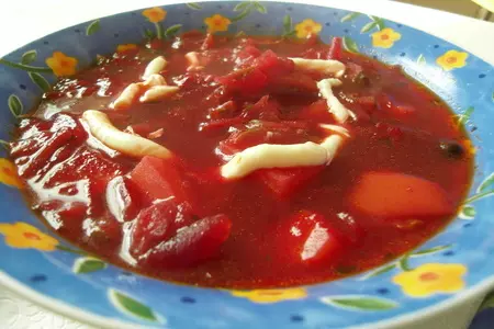 Горячий свекольный суп: шаг 6