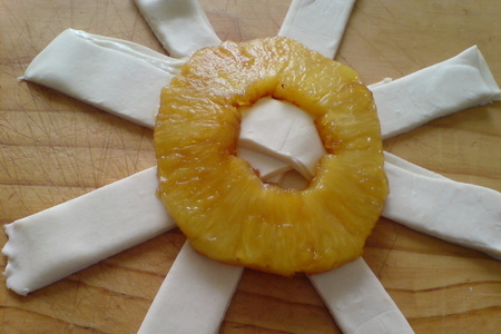 Медовые ананасные кольца в сырном тесте для оли/fanny: шаг 5