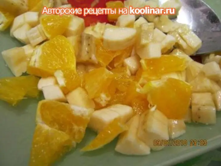 Пирожки с бананами и апельсинами (для любителей необычного вкуса): шаг 6