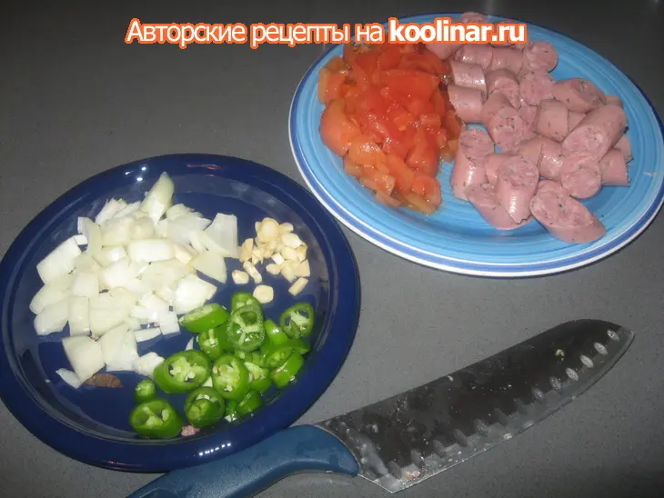 Arroz con chorizo (рис с чоризо): шаг 3