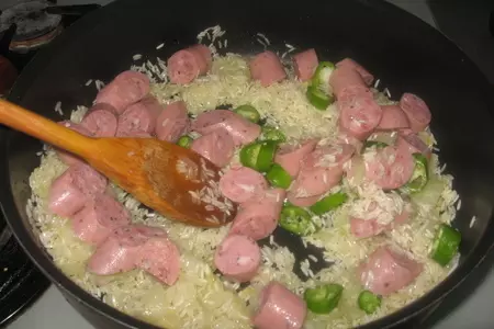 Arroz con chorizo (рис с чоризо): шаг 6
