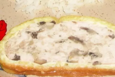 Мясной рулет в сырной корочке: шаг 4