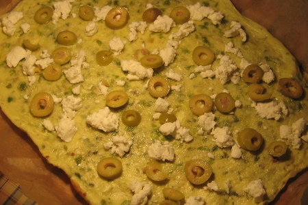 Рулет с сёмгой, козьим сыром и оливками.: шаг 5