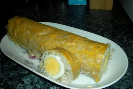 Рулет-кольцо мясной: шаг 3