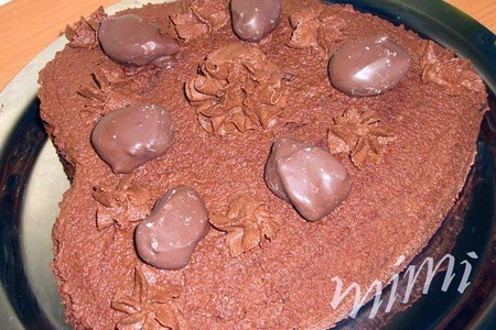 Шоколадный торт "ромовая слива": шаг 7