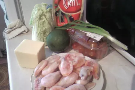 Салат из морепродуктов: шаг 1
