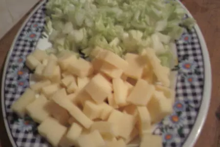 Салат из морепродуктов: шаг 3