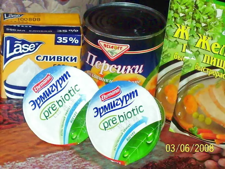Торт "персиковый": шаг 3