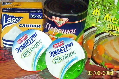 Торт "персиковый": шаг 3