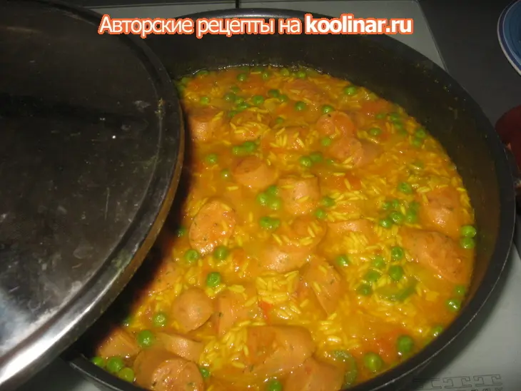 Arroz con chorizo (рис с чоризо): шаг 9