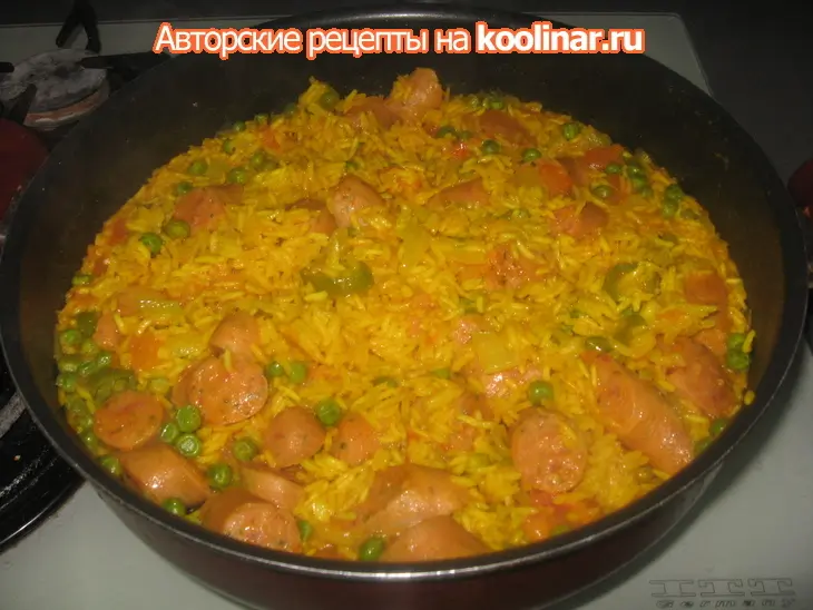 Arroz con chorizo (рис с чоризо): шаг 10