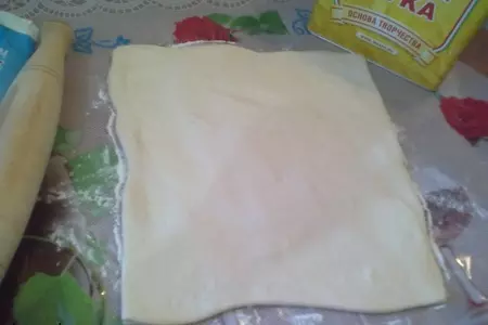 Пирог со шпинатом  и сыром фетакса...в яичной заливке))): шаг 8