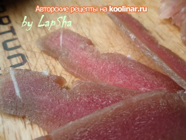 Теплый овощной салат с говядиной в китайском стиле: шаг 1