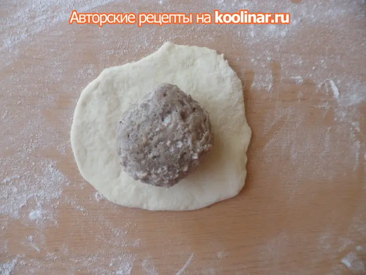 Колобки с мясом и кунжутом: шаг 11
