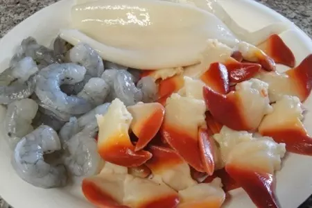 Морской крем суп: шаг 1