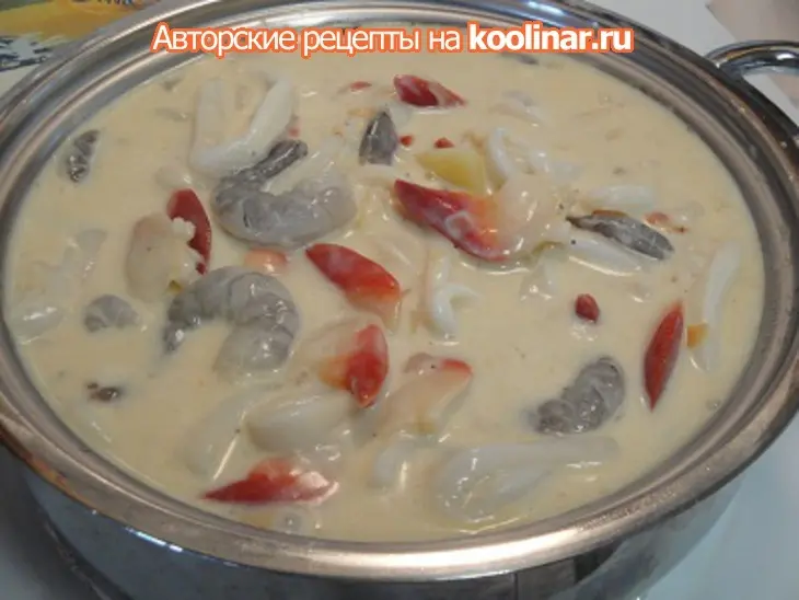Морской крем суп: шаг 6